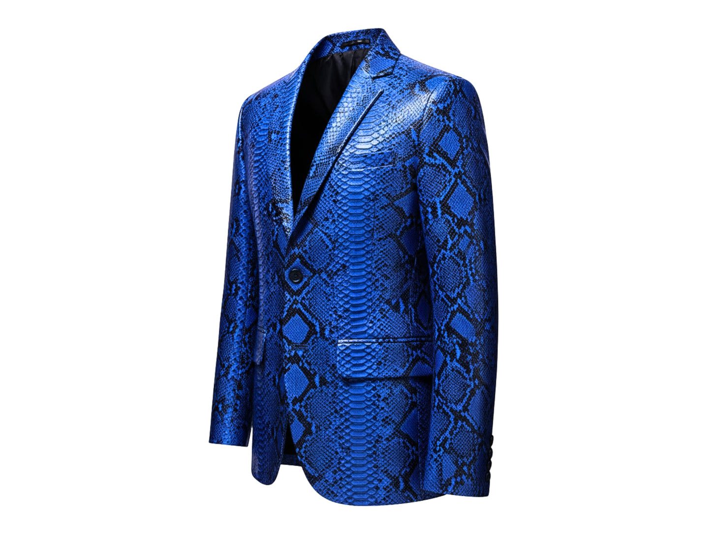 Men’s Snakeskin Blazer – Luxury Python Suit Jacket
