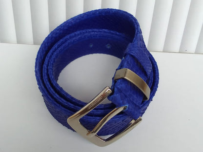 Luxury Genuine Python Snakeskin Belt for Men: Real Exotic Leather Belt