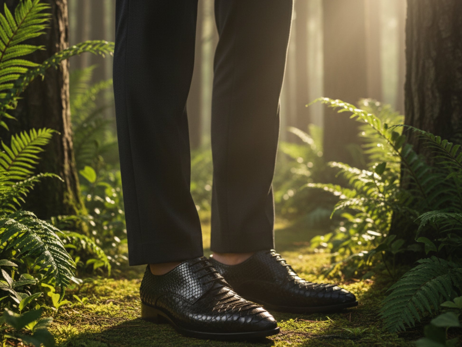 Genuine Black Python Snakeskin Oxford Shoes for Men: Handmade Exotic Leather Dress Shoes