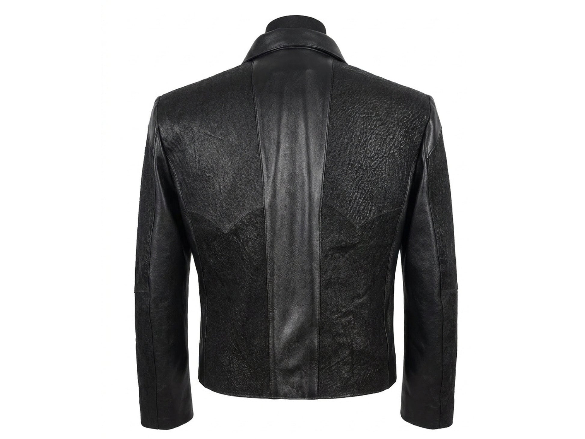 Genuine Shark Skin Suit Dress | Black Leather Blazer Pants
