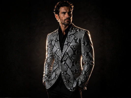 Snakeskin Sport Coat - LFM Fashion International