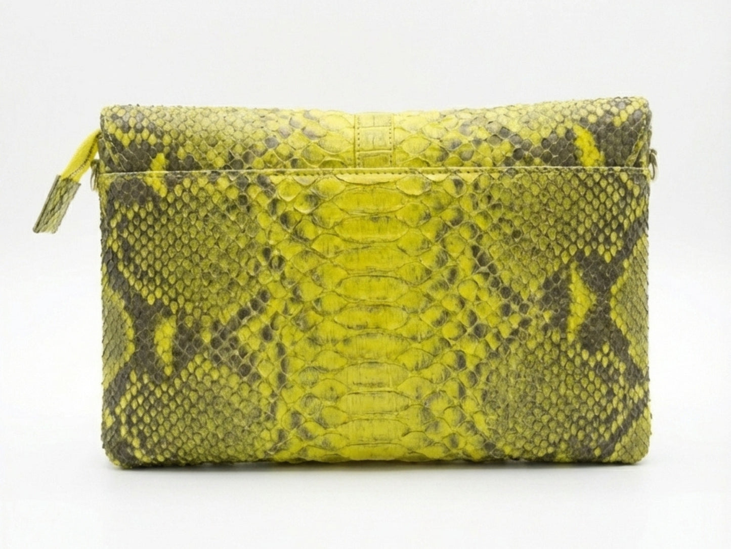 Genuine Python Snakeskin Tassel Clutch