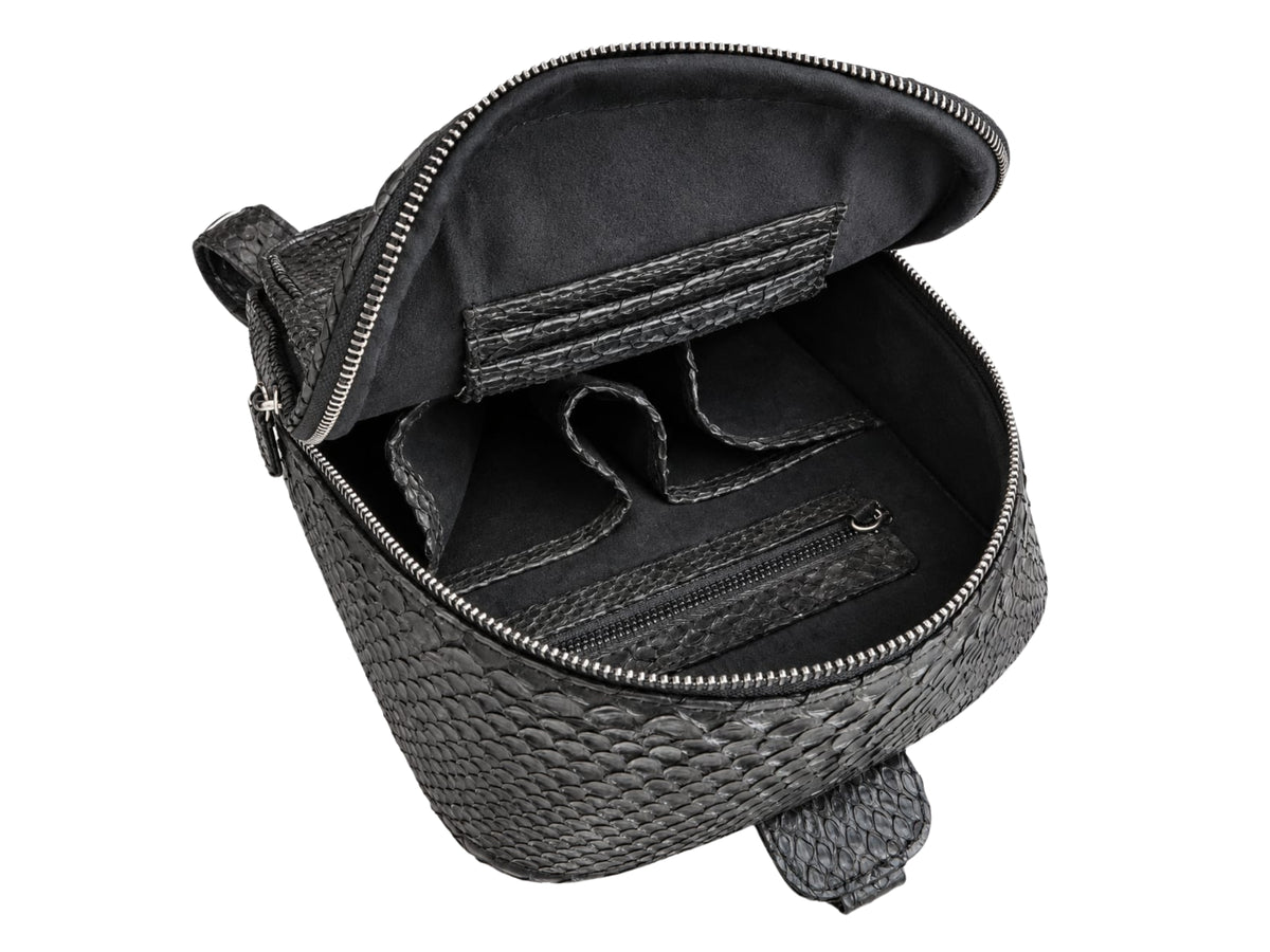 Genuine Python Snakeskin Sling Backpack