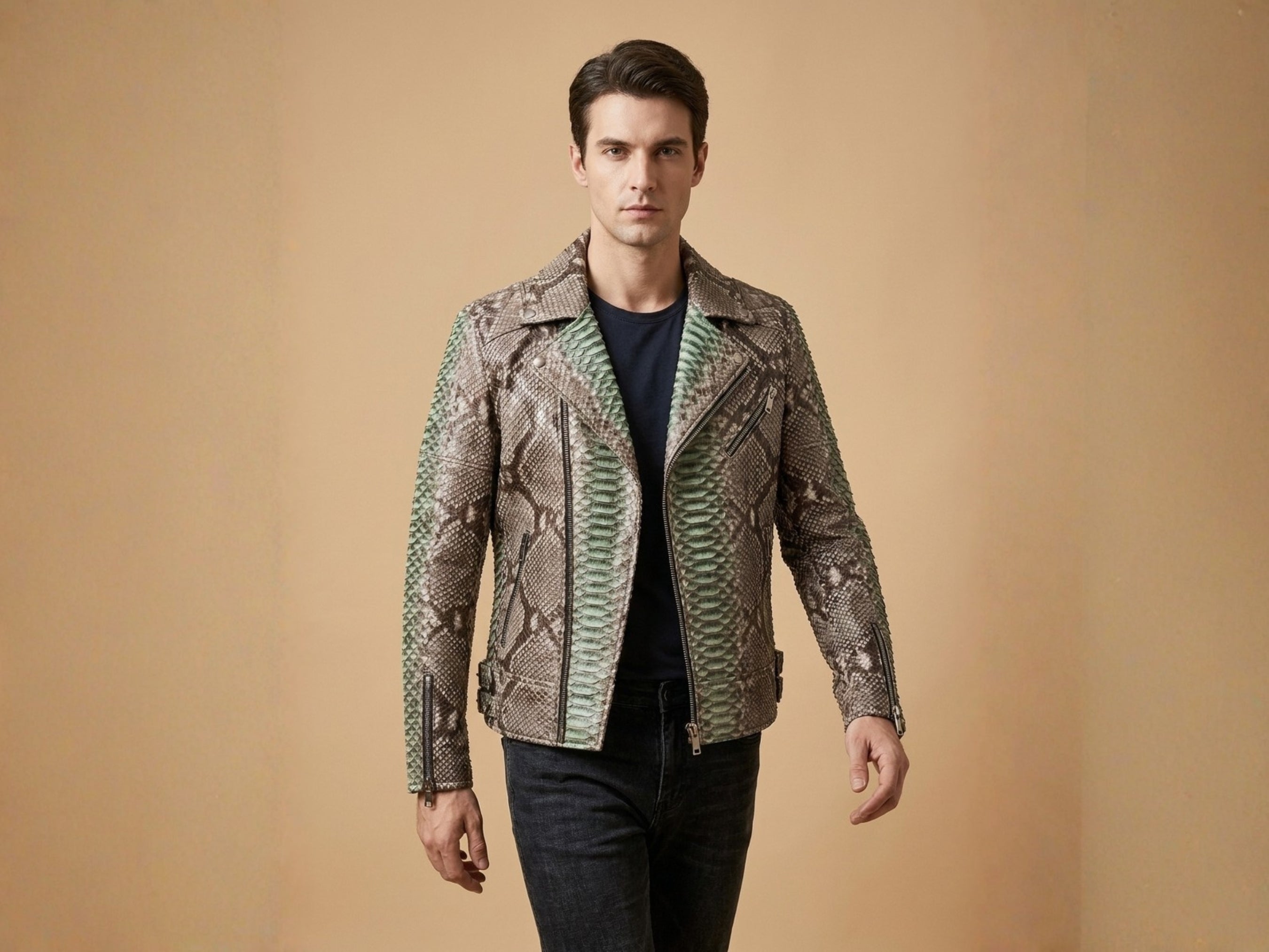 Genuine Python Snakeskin Jackets & Luxury Exotic Leather