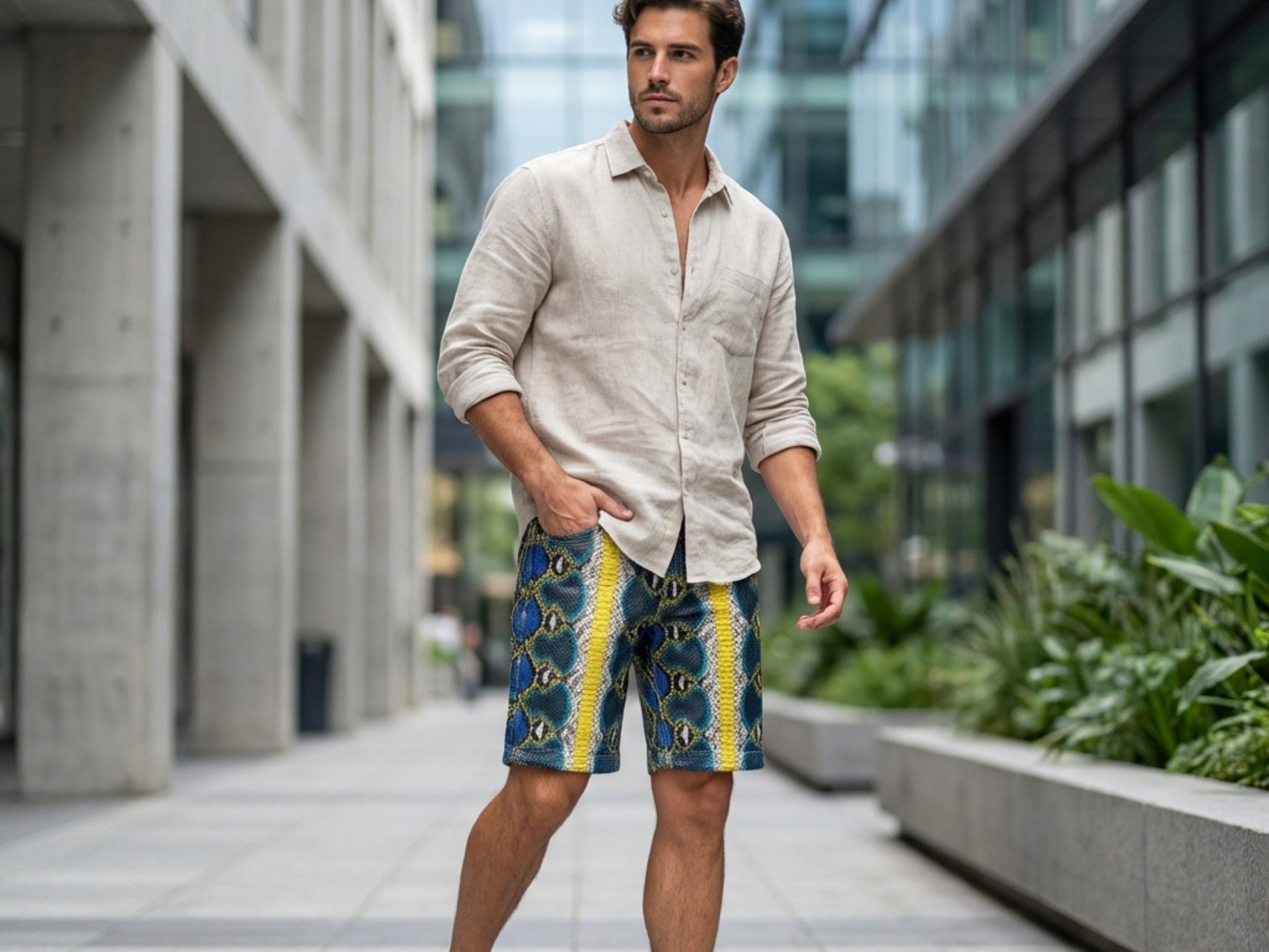 Snakeskin Summer Shorts