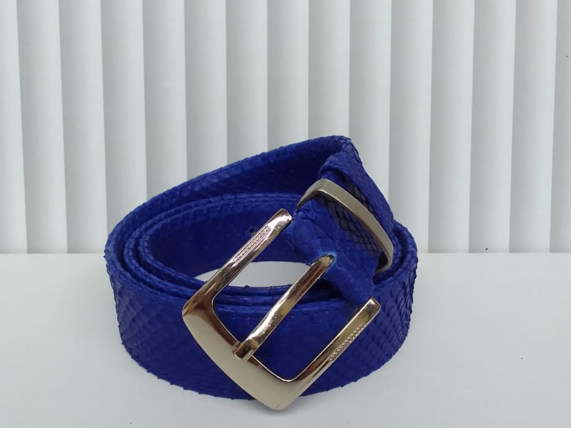 Luxury Genuine Python Snakeskin Belt for Men: Real Exotic Leather Belt