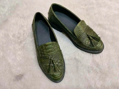 Penny Loafers Women - Python Jacket by LFM Fashion