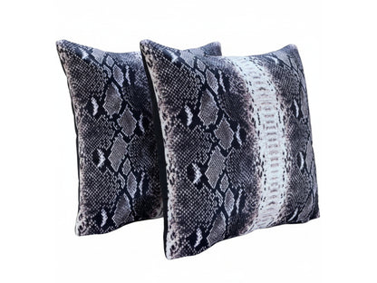 Genuine Python Snakeskin Sofa Cushion Covers