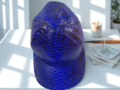 Snakeskin Trucker Hats on top view