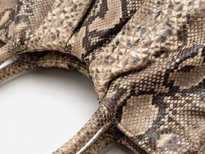 Brown Snakeskin Hobo Bag