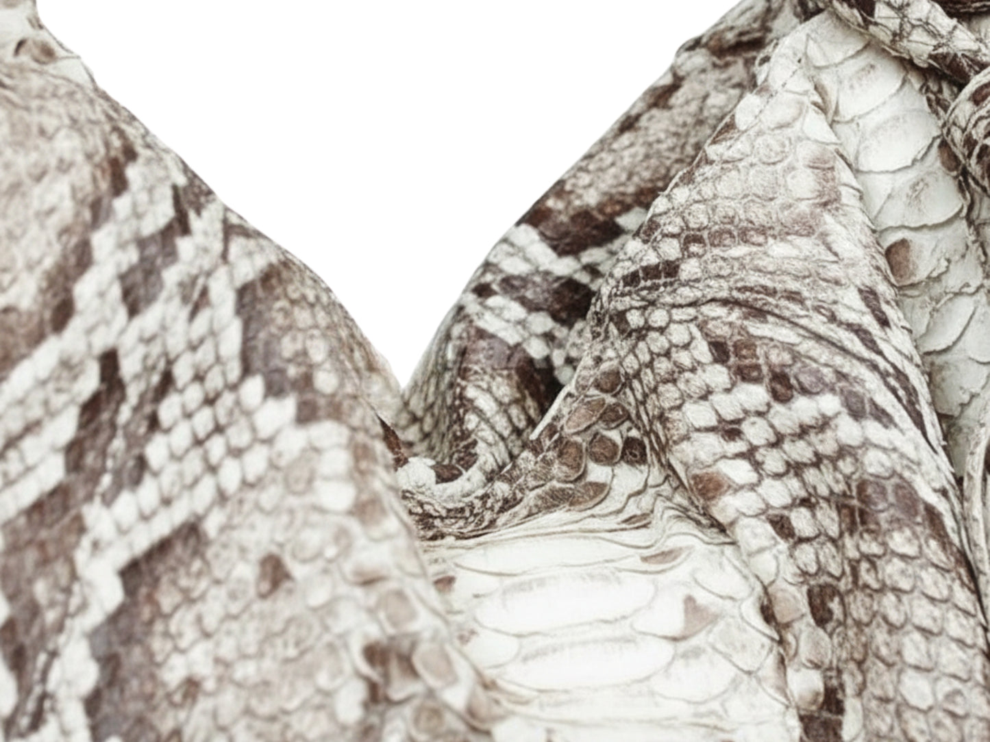 Genuine Python Snakeskin Shoulder Bag for Women