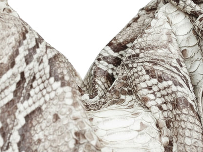 Genuine Python Snakeskin Shoulder Bag for Women