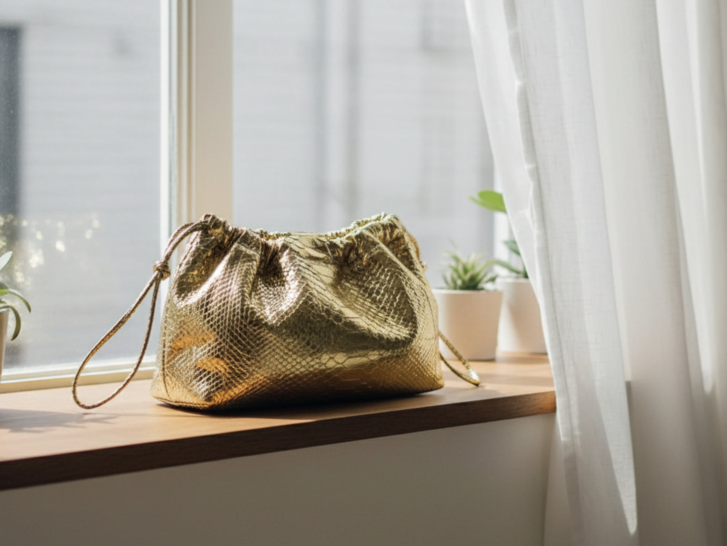 Genuine Python Snakeskin Bag for Women: Handmade Exotic Leather Purse