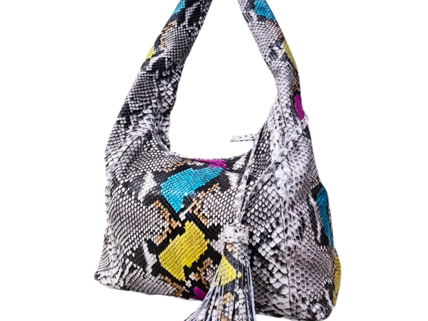 Snakeskin Hobo Handbag - Python Jacket by LFM Fashion