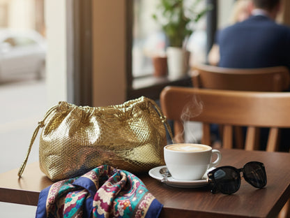 Genuine Python Snakeskin Bag for Women: Handmade Exotic Leather Purse