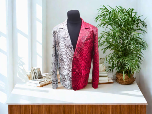 Snakeskin Blazer