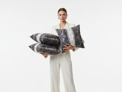 Genuine Python Snakeskin Sofa Cushion Covers