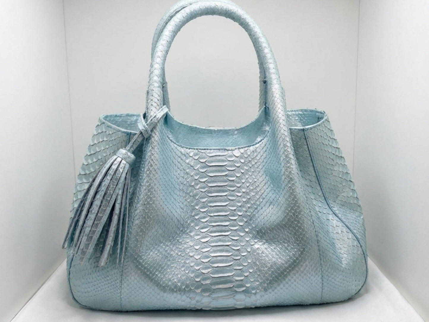Luxury Genuine Python Snakeskin Women Tote