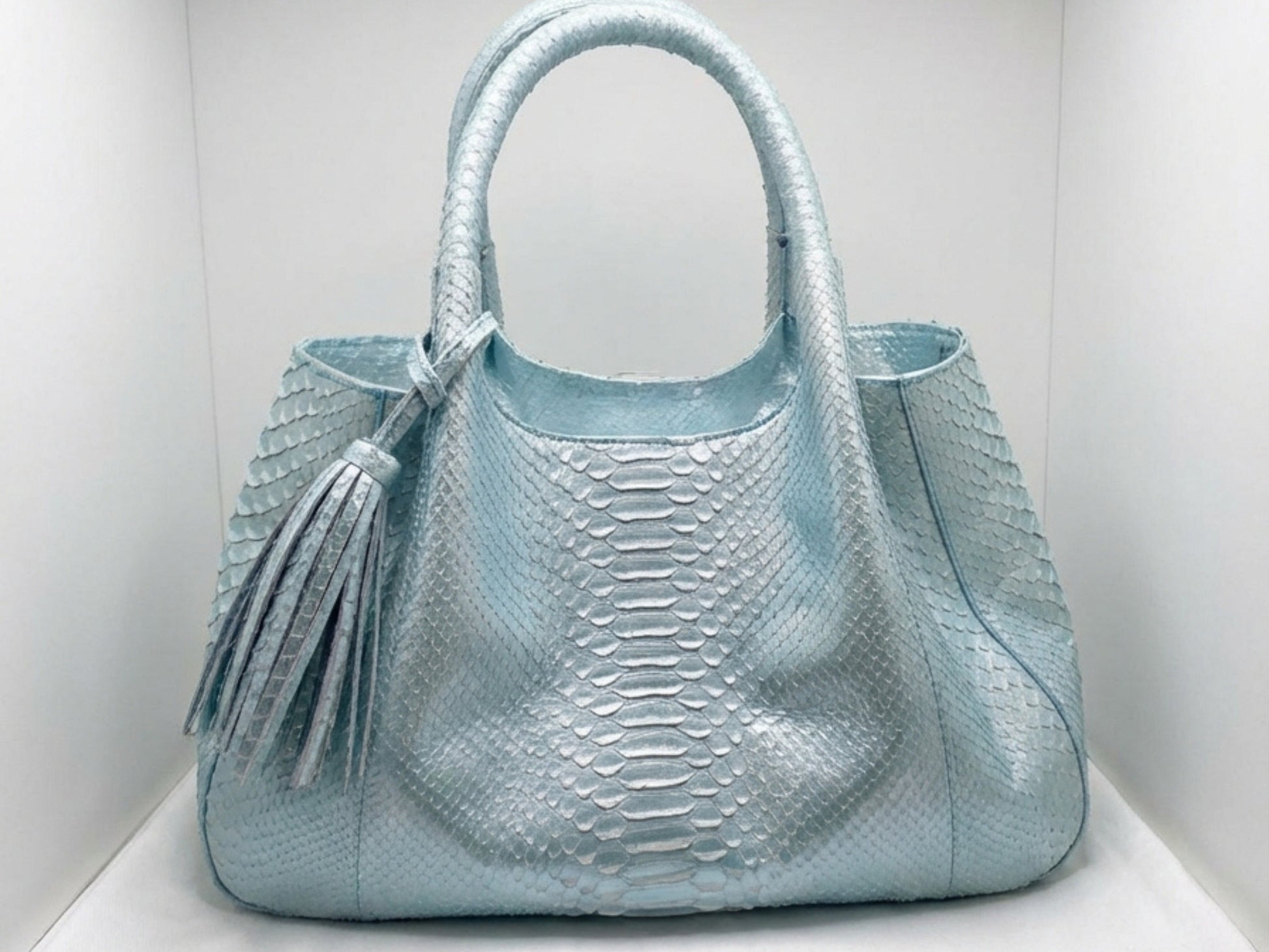 Luxury Genuine Python Snakeskin Women Tote