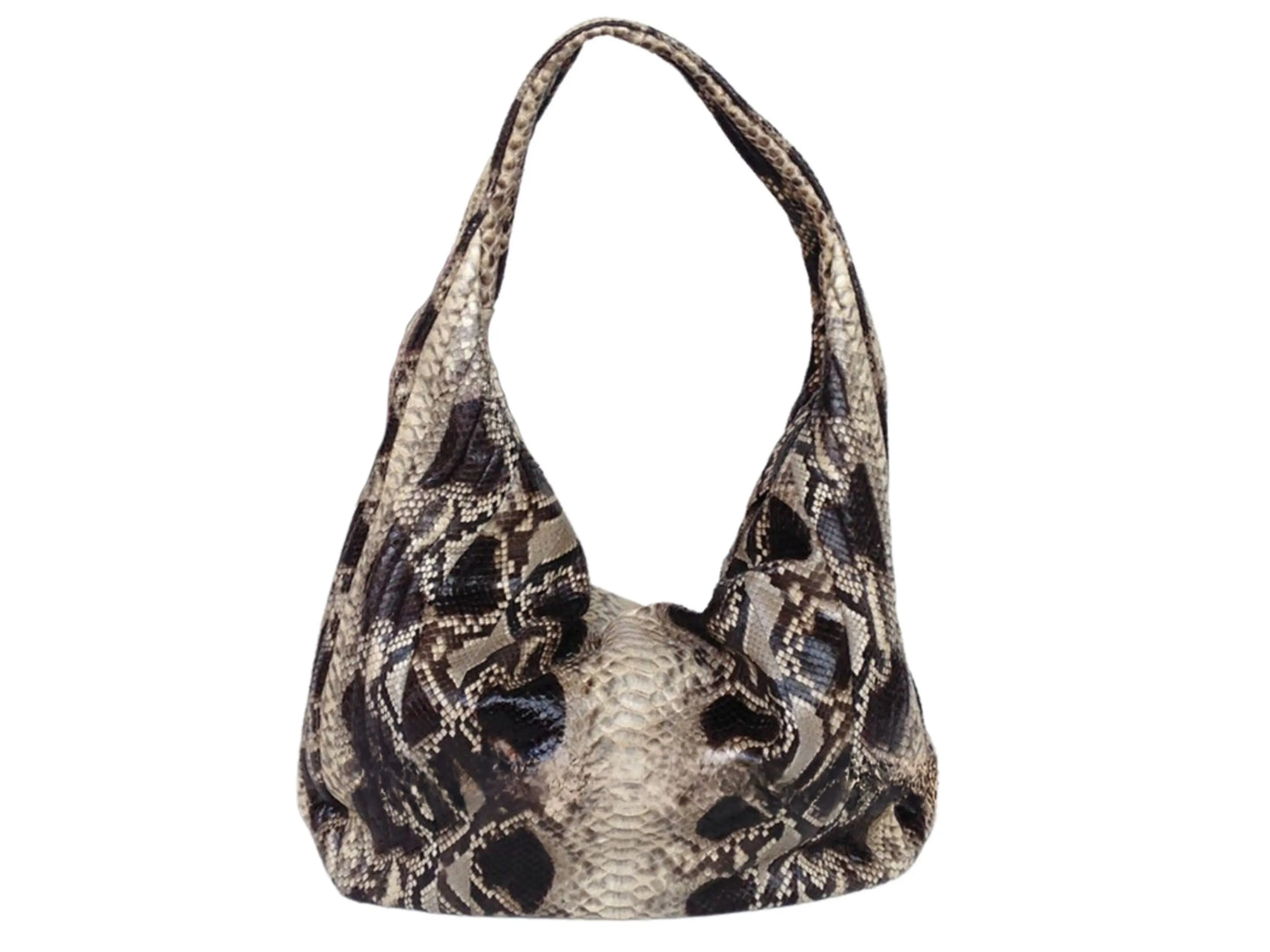 Snakeskin Hobo Handbag - Python Jacket by LFM Fashion