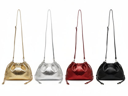 Genuine Python Snakeskin Bag for Women: Handmade Exotic Leather Purse