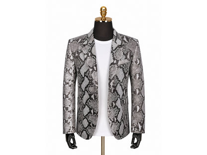 Snakeskin Sport Coat - LFM Fashion International