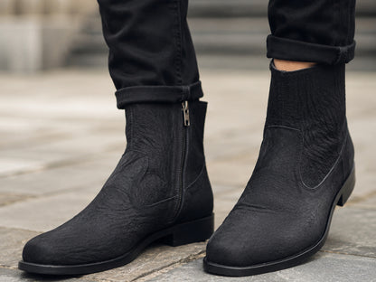 Genuine Shark Skin Leather Boots