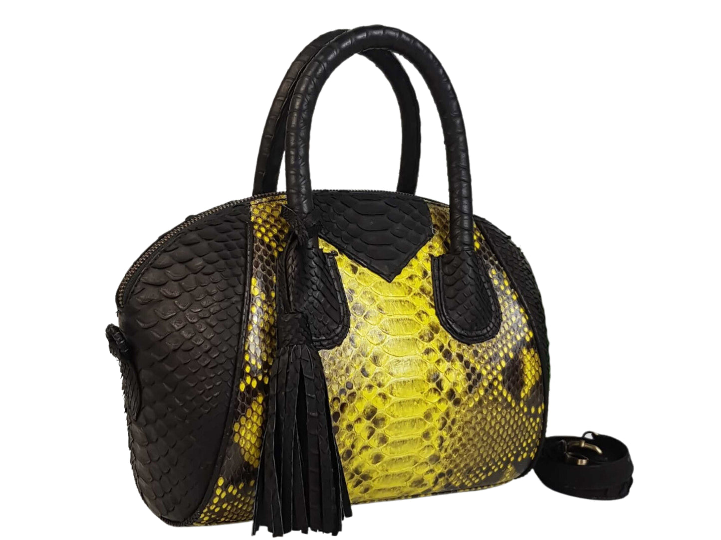 yellow - Gavinci Genuine Python Snakeskin Leather Bag for Women
