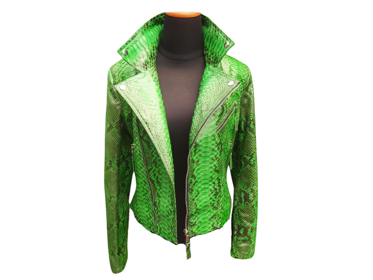 Trendy Snakeskin Leather Jacket - Python Jacket by LFM Fashion