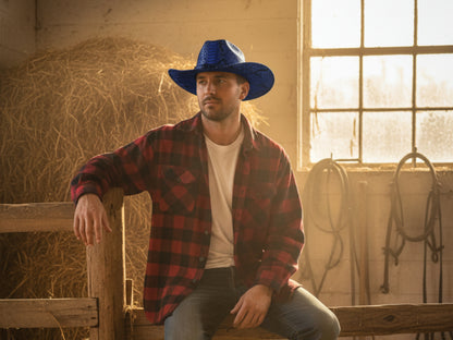 Genuine Python Snakeskin Cowboy Hat