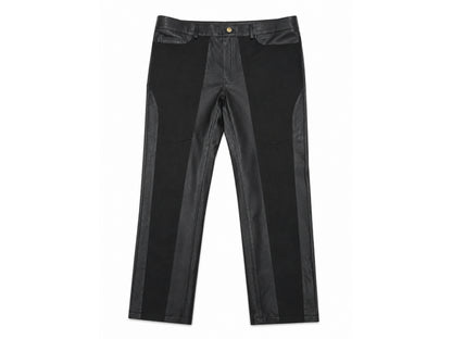 Genuine Shark Skin Suit Dress | Black Leather Blazer Pants