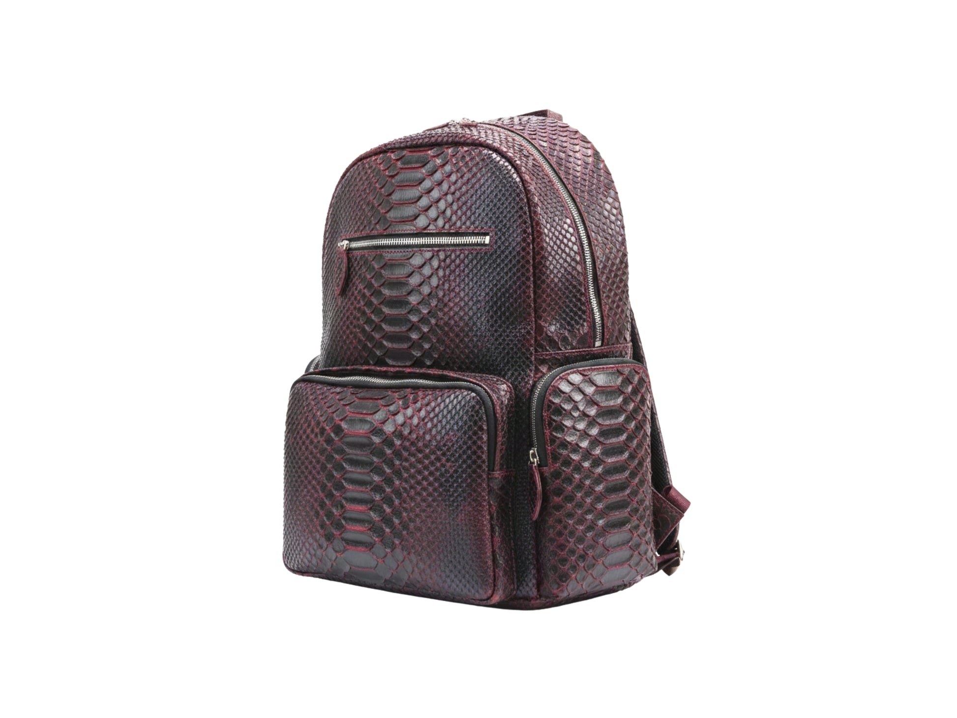 Genuine Python Snakeskin Backpack: Handmade Real Leather Bag for Men & Women