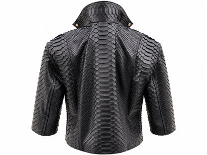 Python Snakeskin Jacket - 3/4 Sleeve
