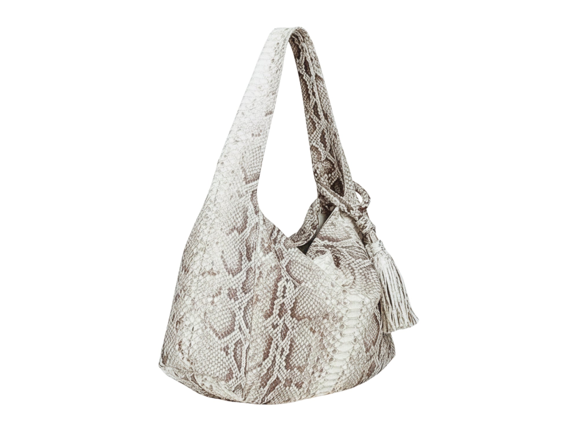 Genuine Python Snakeskin Shoulder Bag for Women