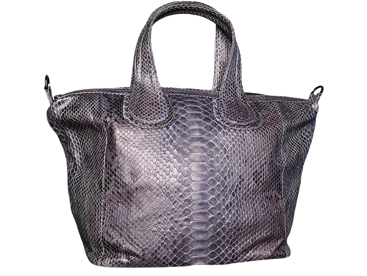 Cute Snakeskin Tote Leather Handbag Python Jacket by LFM Fashion