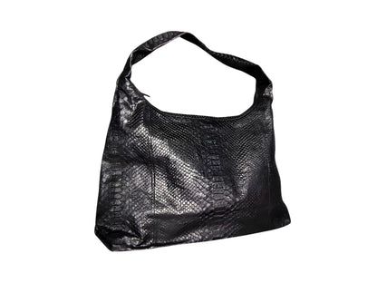 Extra Large Snakeskin Travel Shoulder Bag - Python Jacket by LFM Fashion