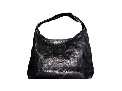 Extra Large Snakeskin Travel Shoulder Bag - Python Jacket by LFM Fashion