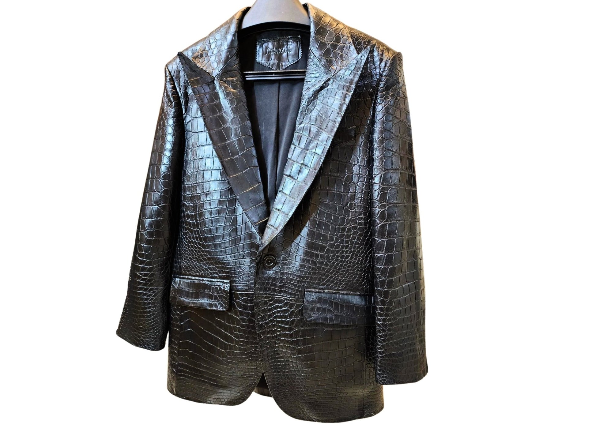 Alligator Skin Jacket for Men - 5