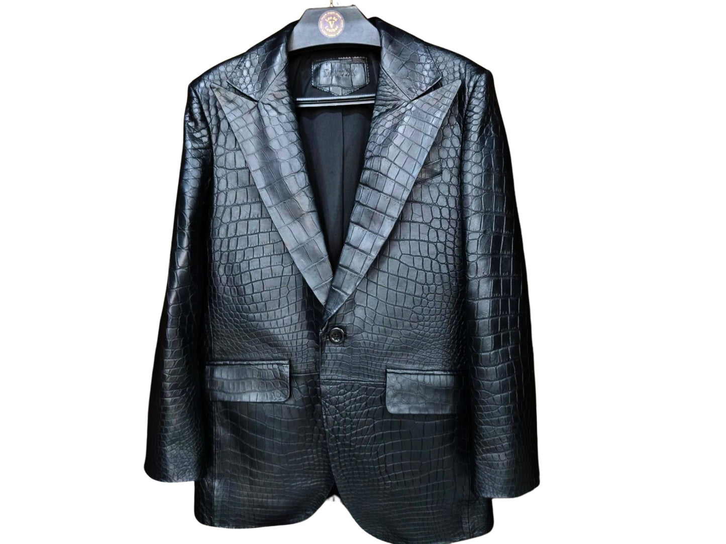 Alligator Skin Jacket for Men - 1