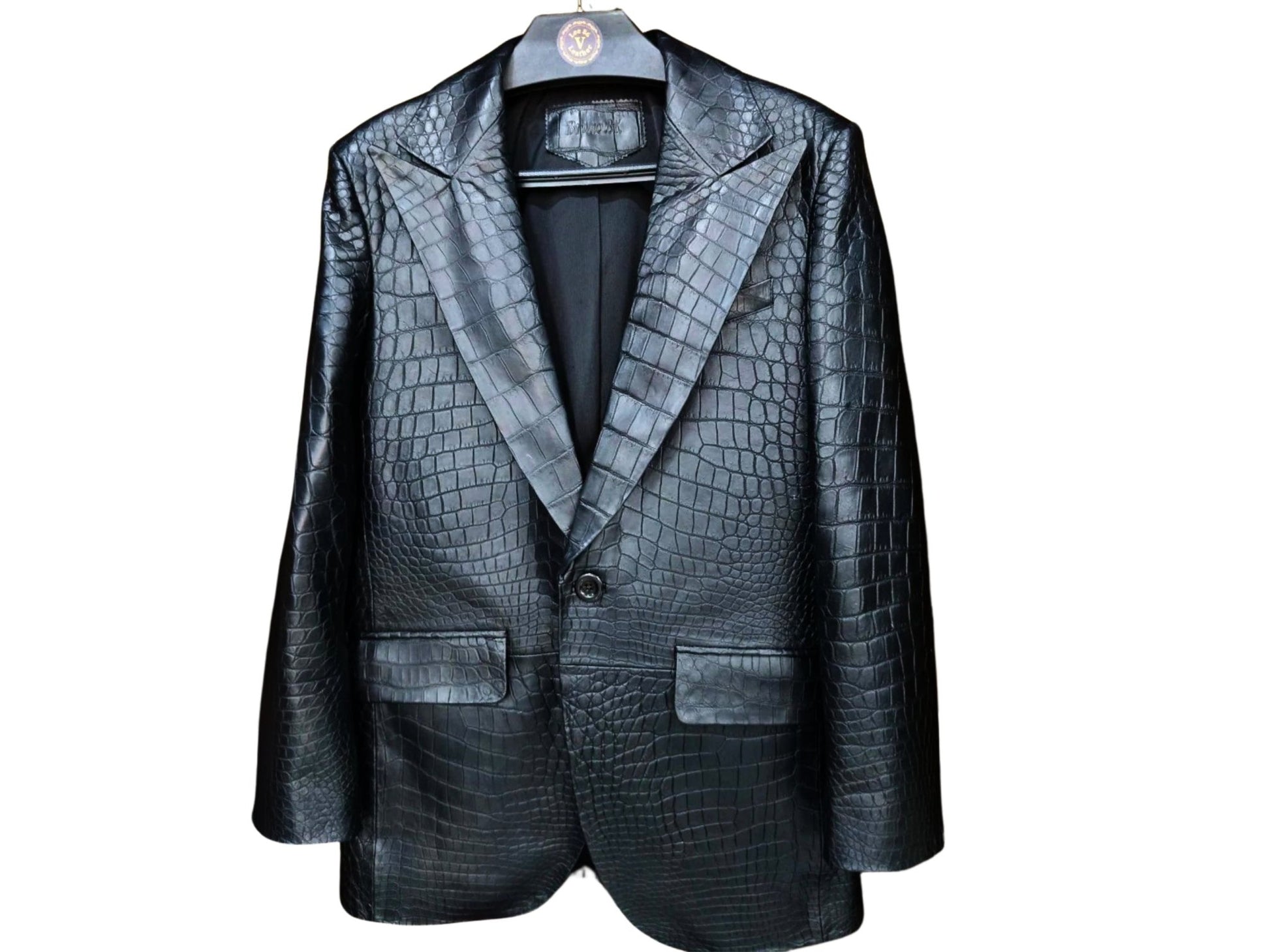 Alligator Skin Jacket for Men - 1