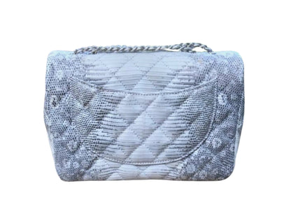 Exotic Quilted Lizard Skin Bag - Python Jacket by LFM Fashion