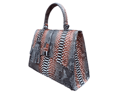 Genuine Python Snake Skin Shoulder Handbag - Python Jacket by LFM Fashion