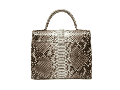 Gray Snakeskin Purses Chain Strap - Python Jacket by LFM Fashion