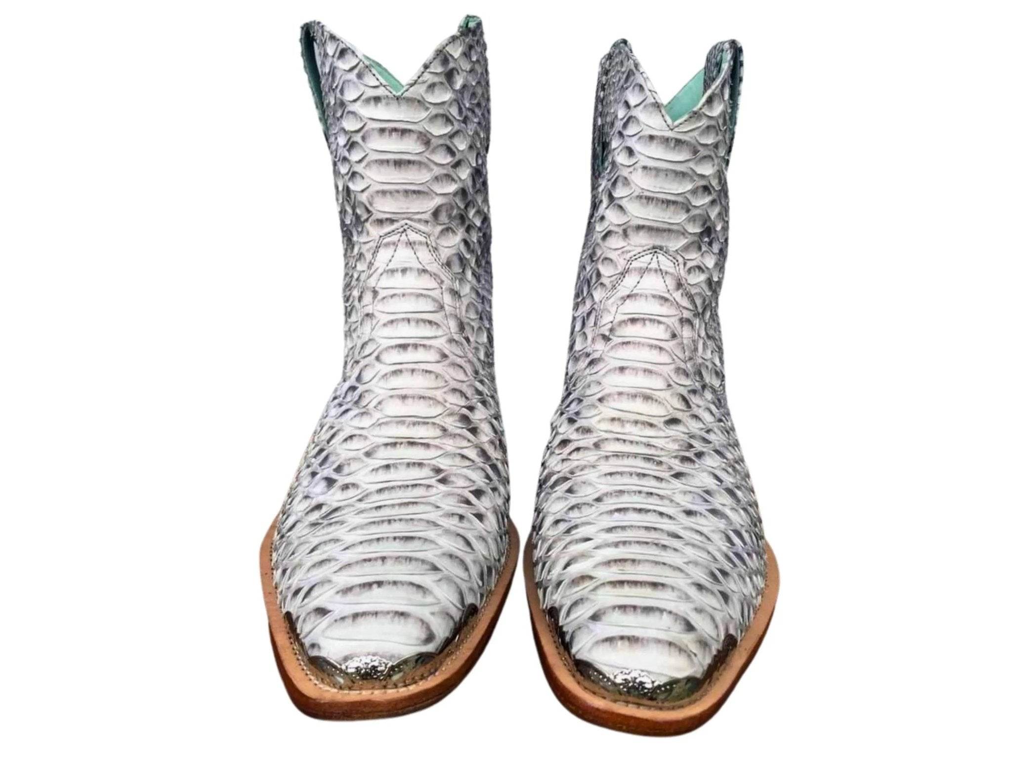 Gray Python Boots Explore Premium Snakeskin Boots: Python Jacket Collection