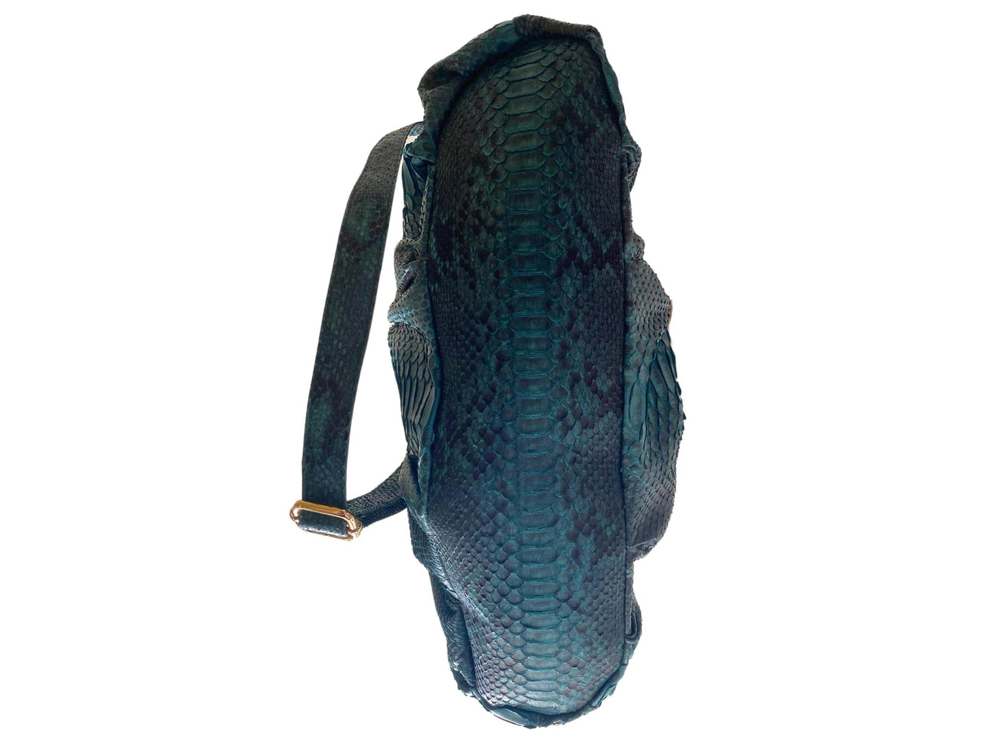 Dark Green Snakeskin Hobo Bag - LFM Fashion