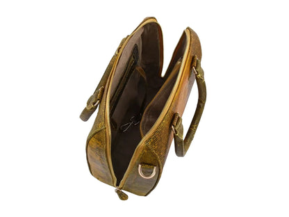 Luxury Lizard Skin Bag - Python Jacket by LFM Fashion