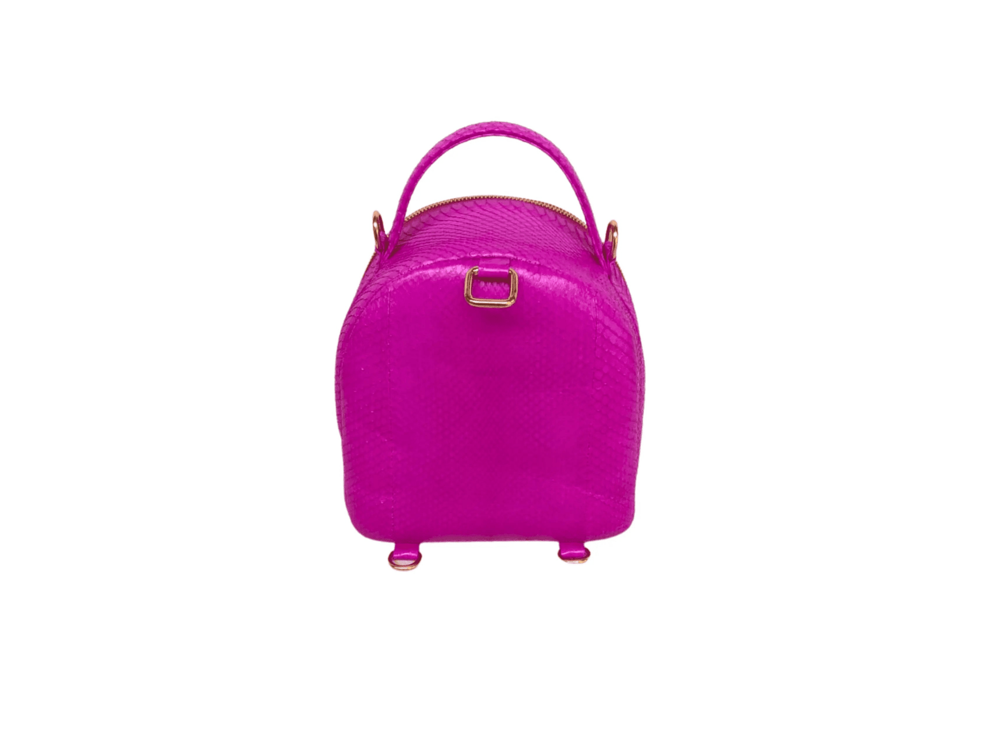 Mini Backpack Snakeskin Purse - Python Jacket by LFM Fashion