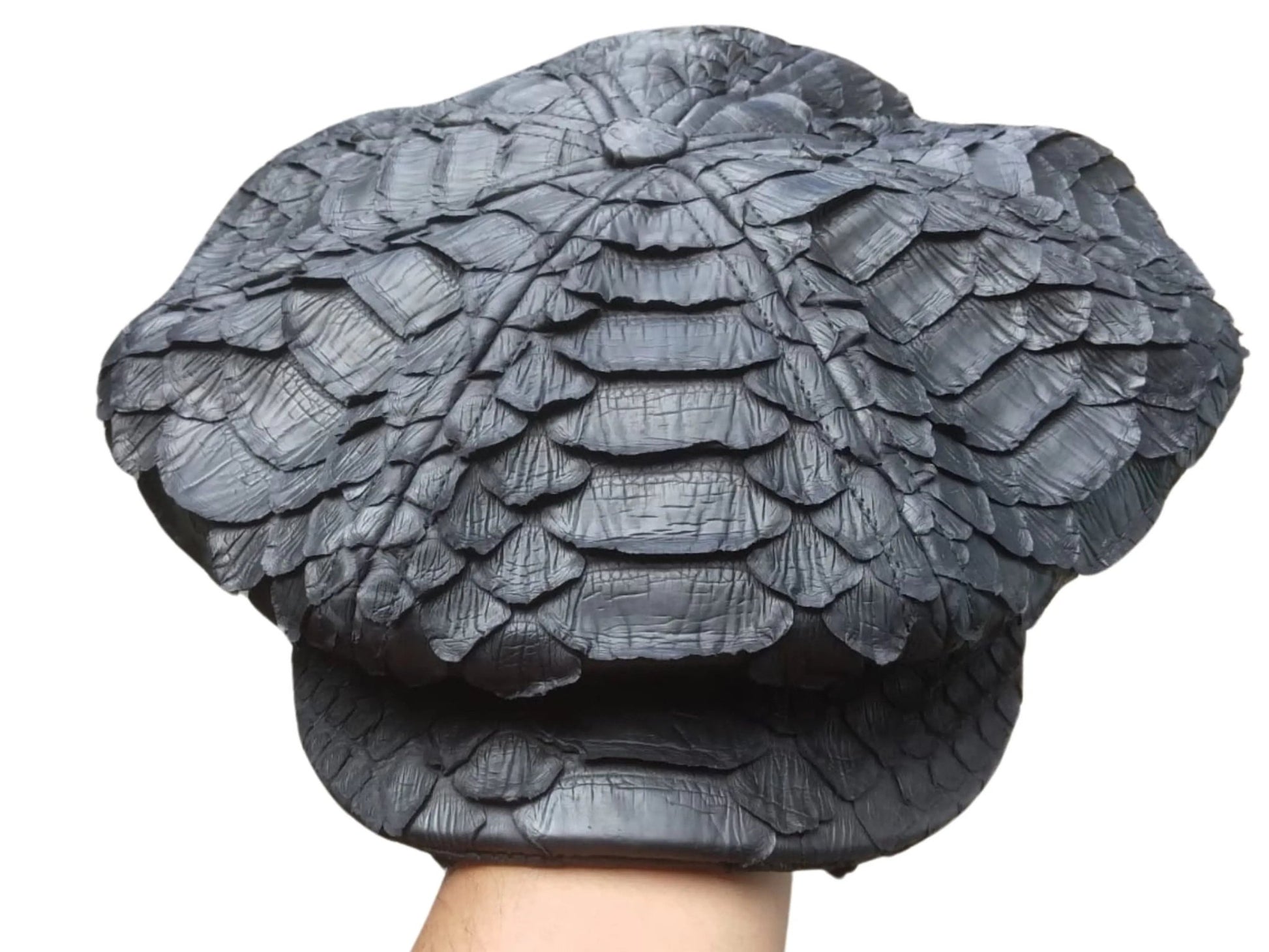 Newsboy Hat for Men Snakeskin Flat Cap Series - Python Jacket by LFM Fashion