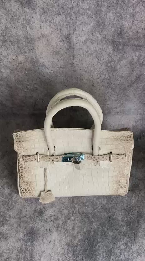 Himalayan Crocodile Birkin Bag