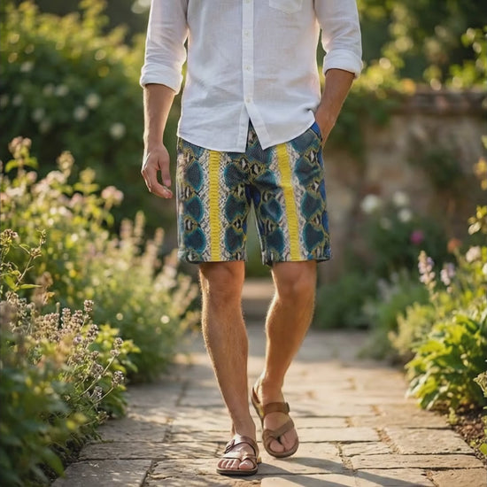 Snakeskin Summer Shorts
